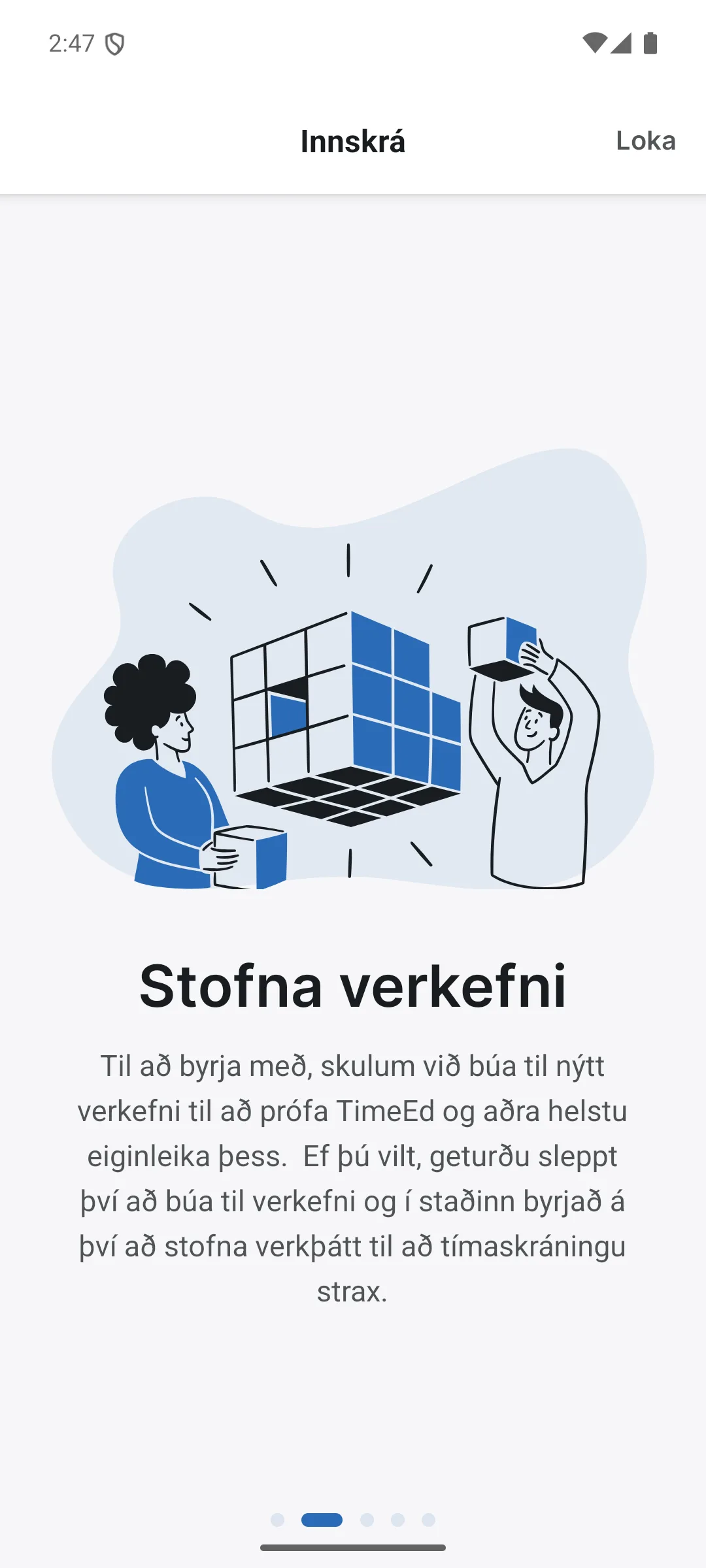 Kynningarskjár 2 af 4