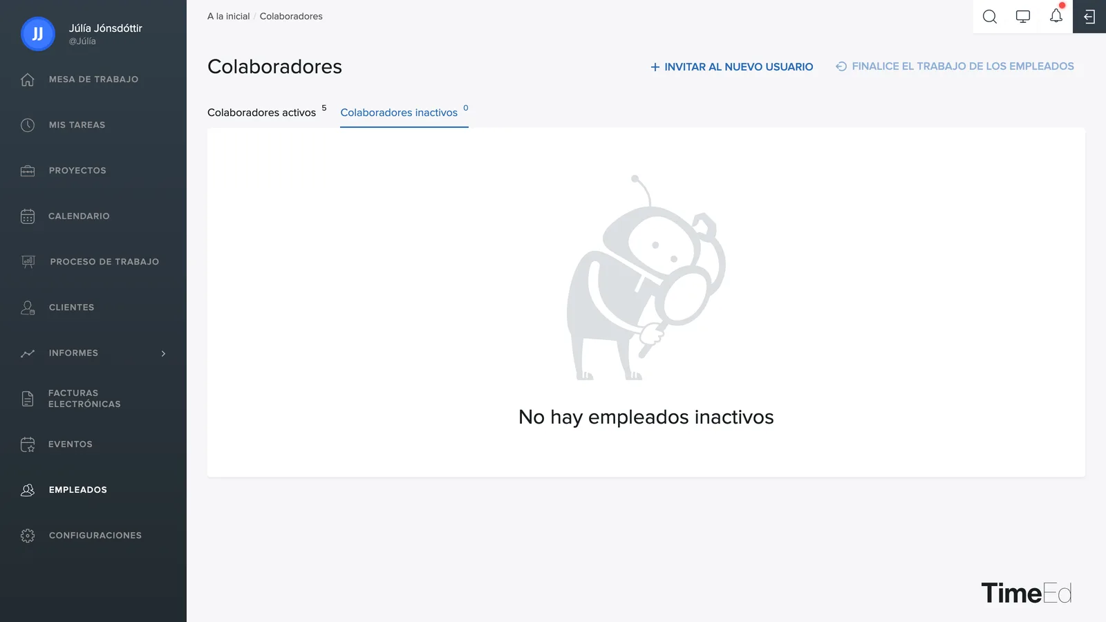 Usuarios inactivos
