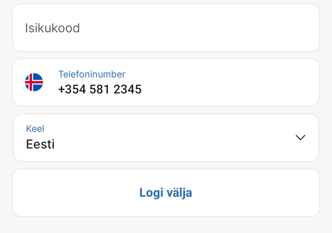 Logi välja profiilikuva allservas
