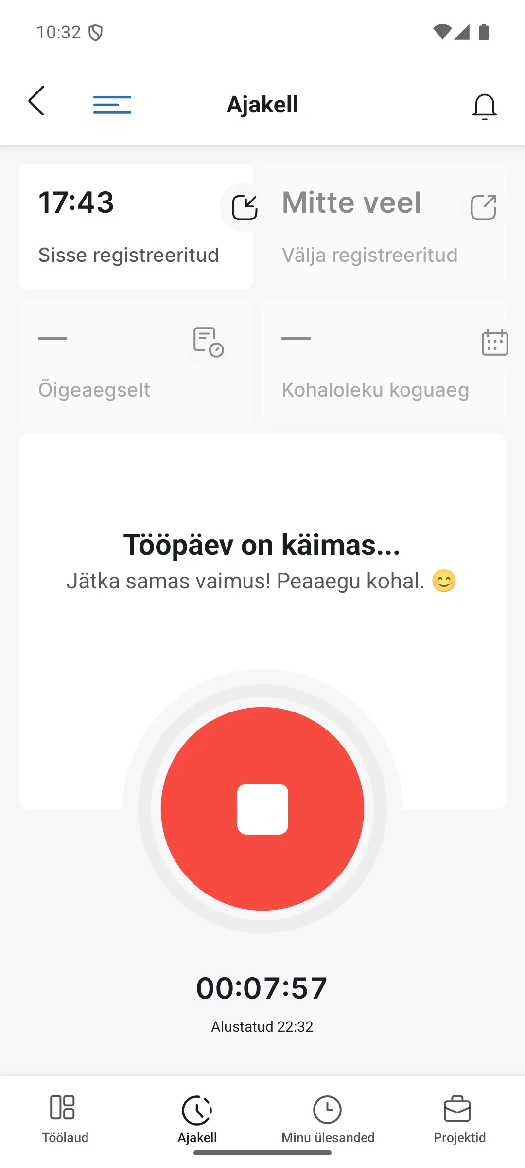 Ajakell käib