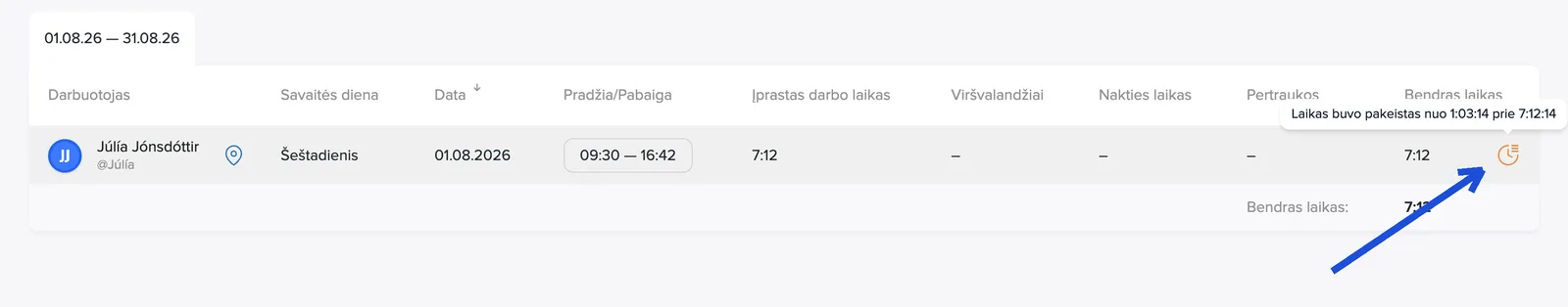 Oranžinis ženklas: laikas buvo pakeistas