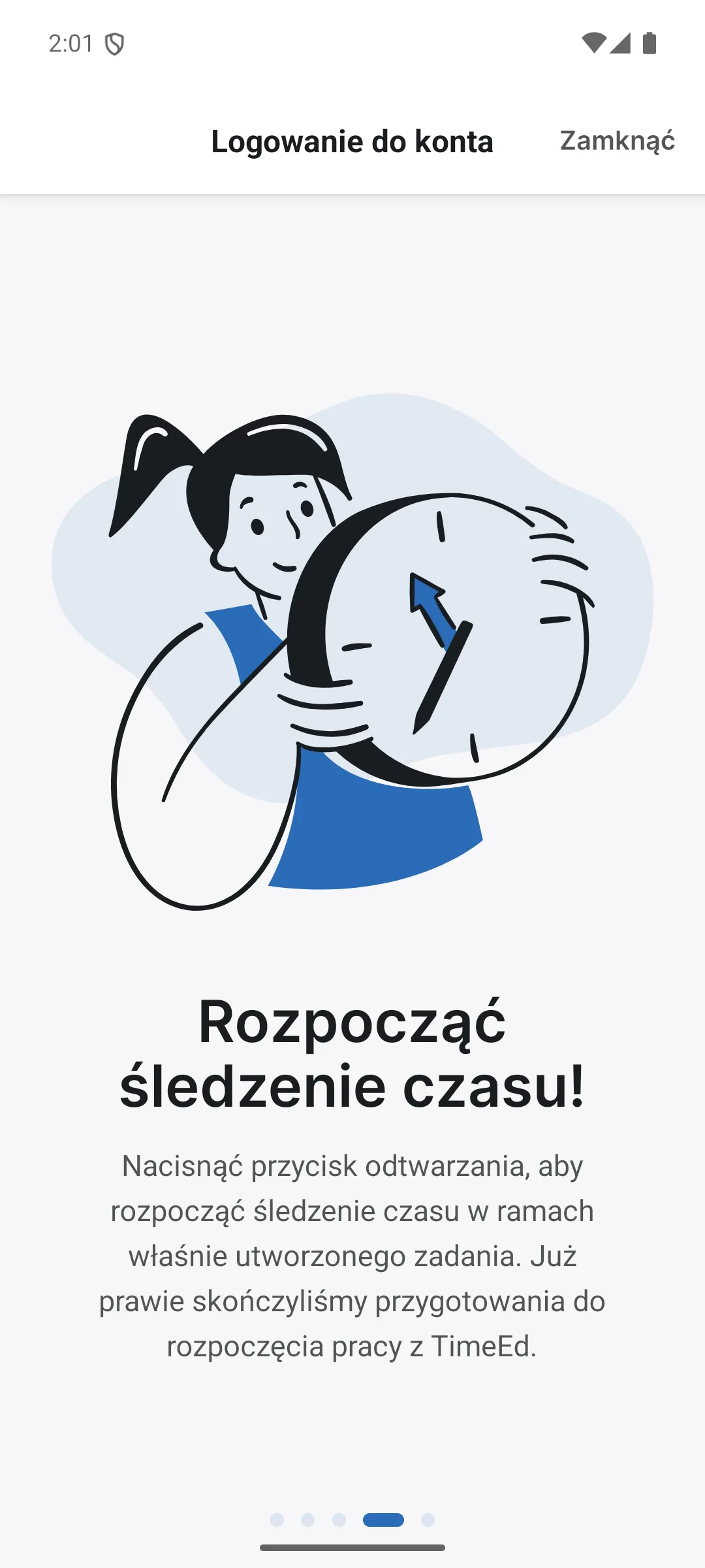 Ekran wprowadzający 4 z 4