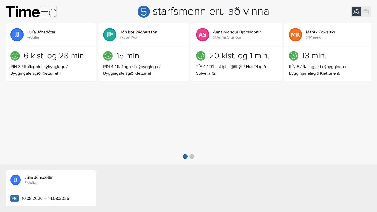 TV-skjárinn